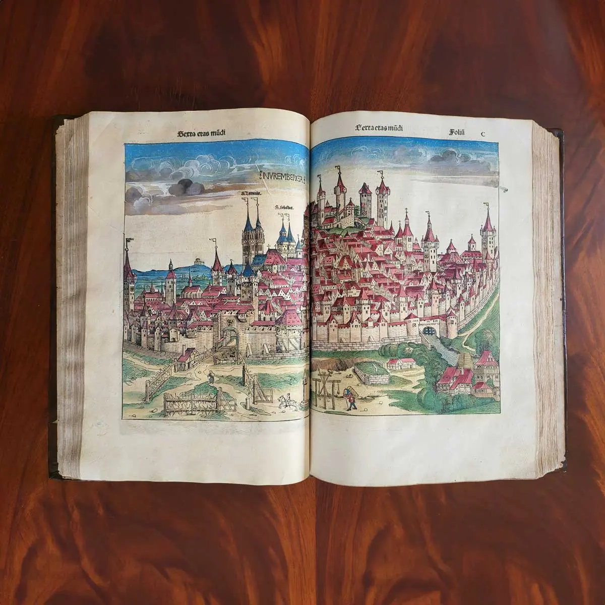  Liber Cronicarum [Nuremberg Chronicle]. Registrum huius operislibri cronicarum cu[m] figuris et ymagi[ni]bus ab incio mu[n]di. 