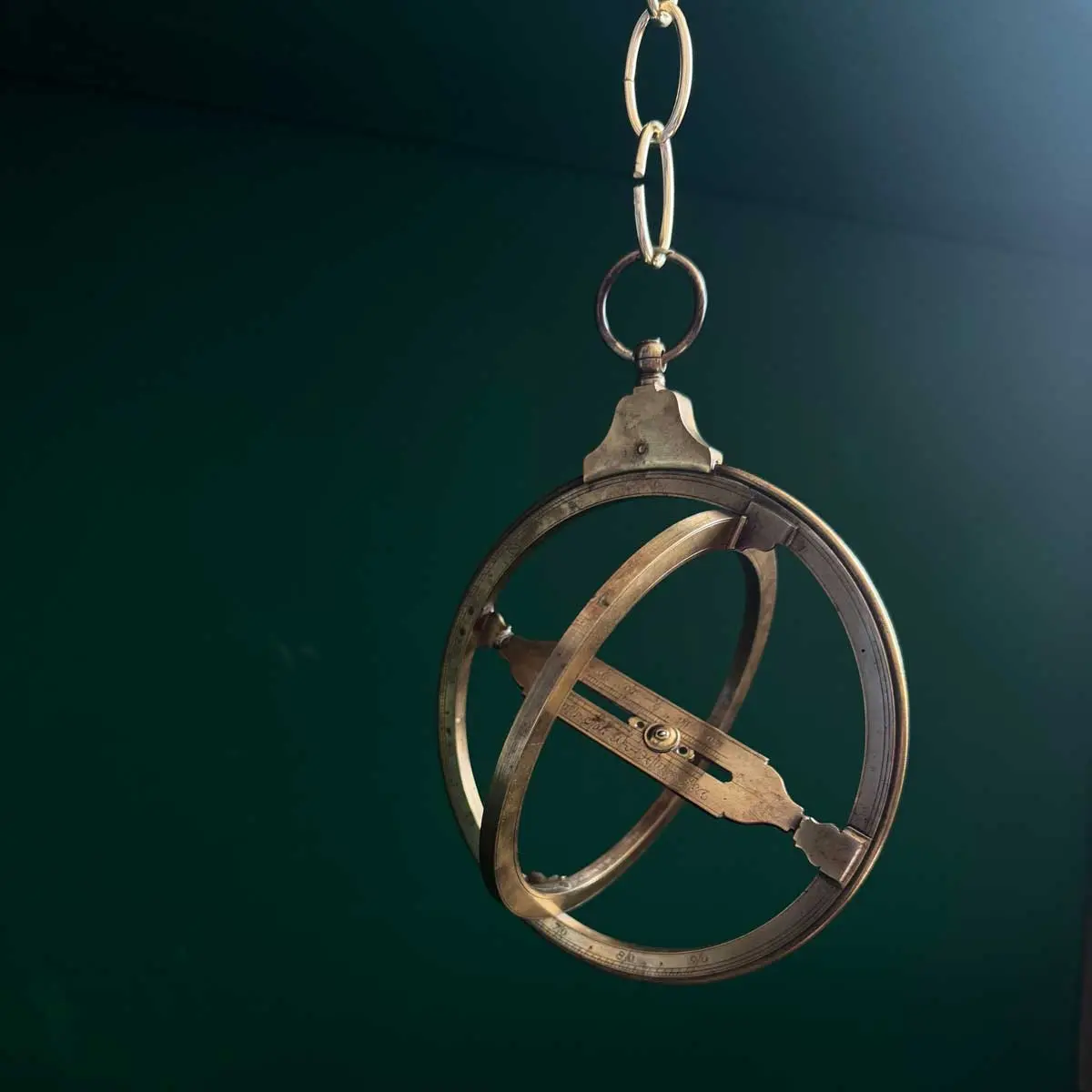 ENGLISH BRASS UNIVERSAL EQUINOCTIAL RING DIAL – IN THE STYLE OF JOHN FOWLER (2)