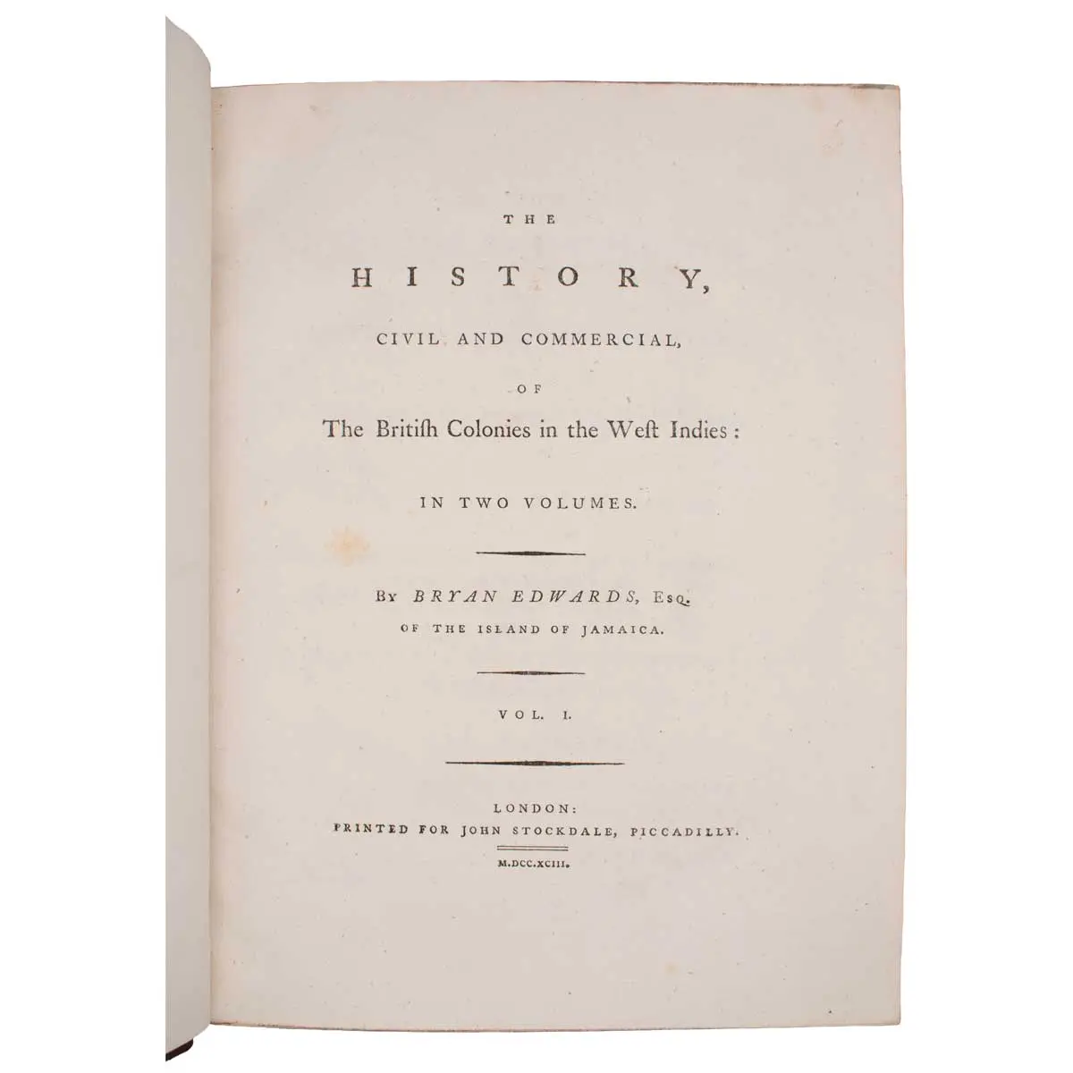 The History, Civil and Commercial, of The British Colonies in the West Indies (2)