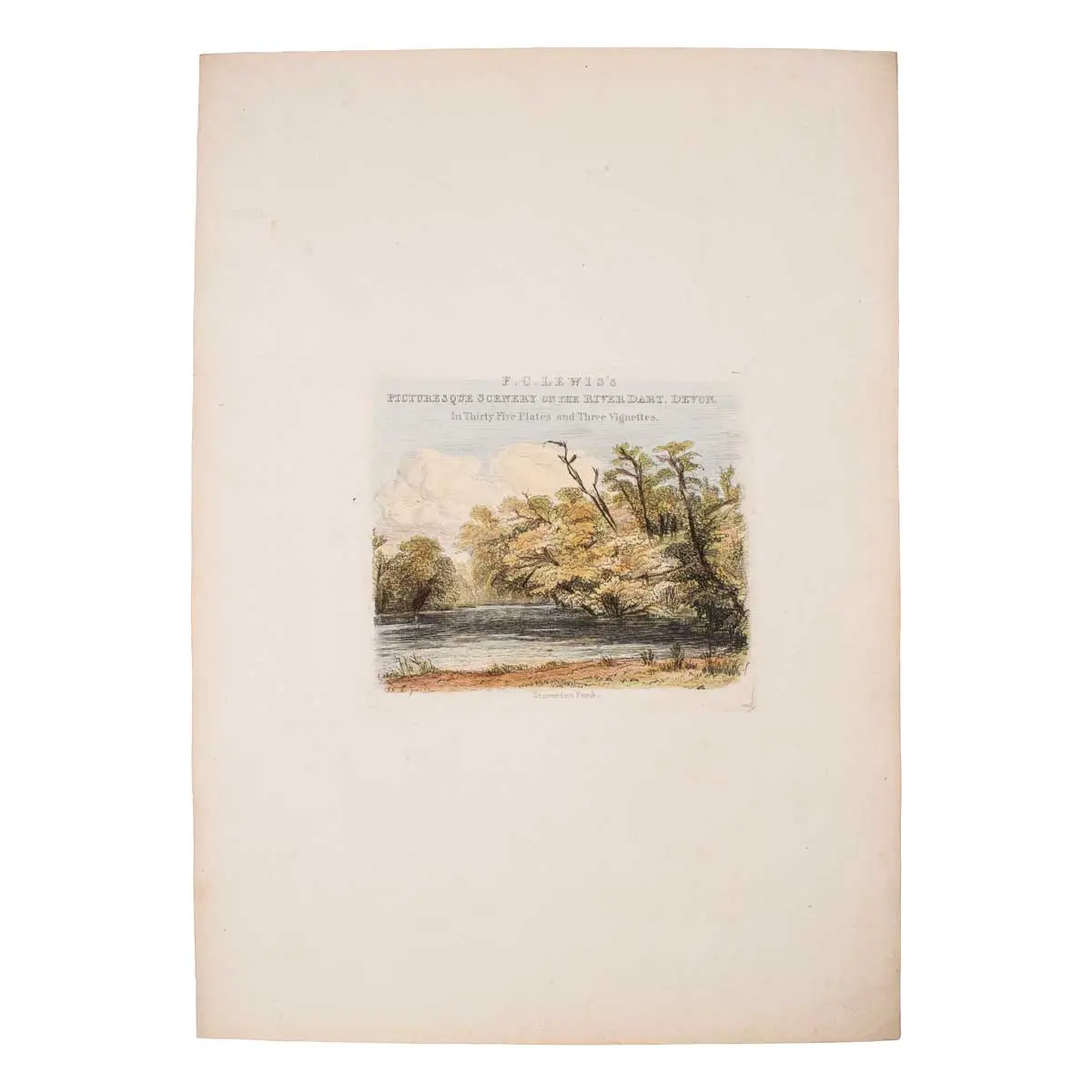 Scenery of the River Dart, Being a Series of Thirty-Five Views, Representing the most interesting features in its Course, from its Source in the mildest & most uncultivated parts of Dartmoor (3)