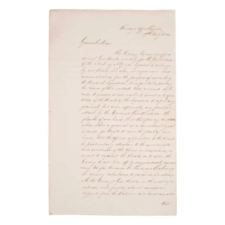 General Memo on Barbary Pirates in the Mediterranean