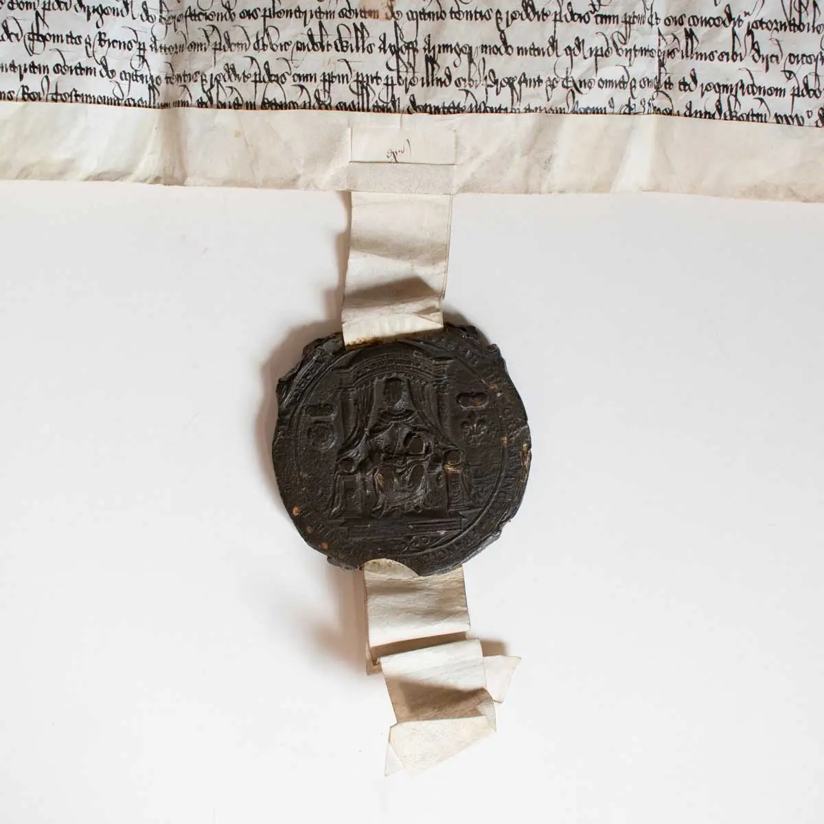 A Very Good Impression of the Seal of the Court of Common Pleas used by Elizabeth I (3)