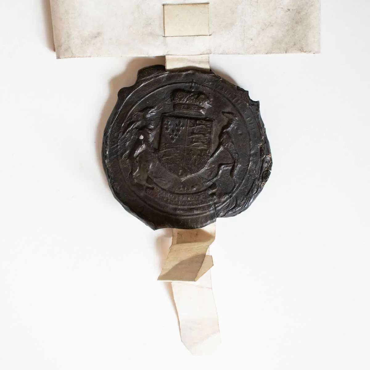 A Very Good Impression of the Seal of the Court of Common Pleas used by Elizabeth I (3)