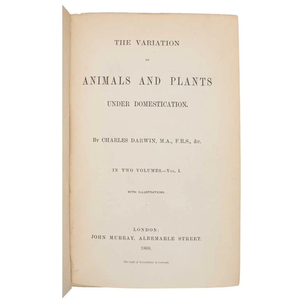 The Variation of Animals and Plants Under Domestication (2)