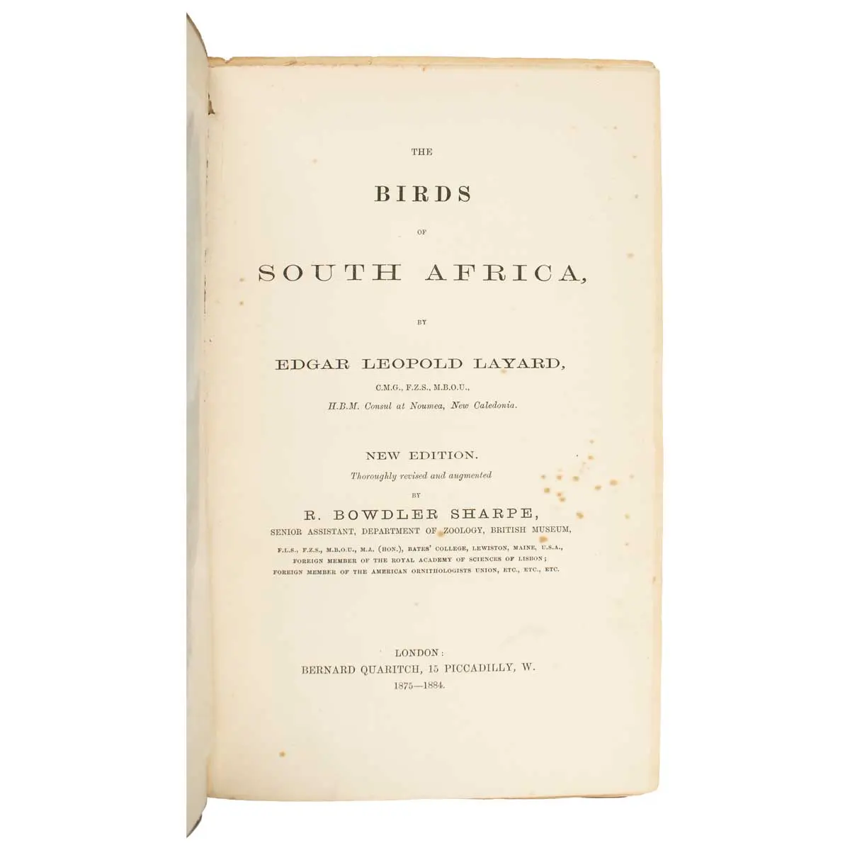 The Birds of South Africa… (3)