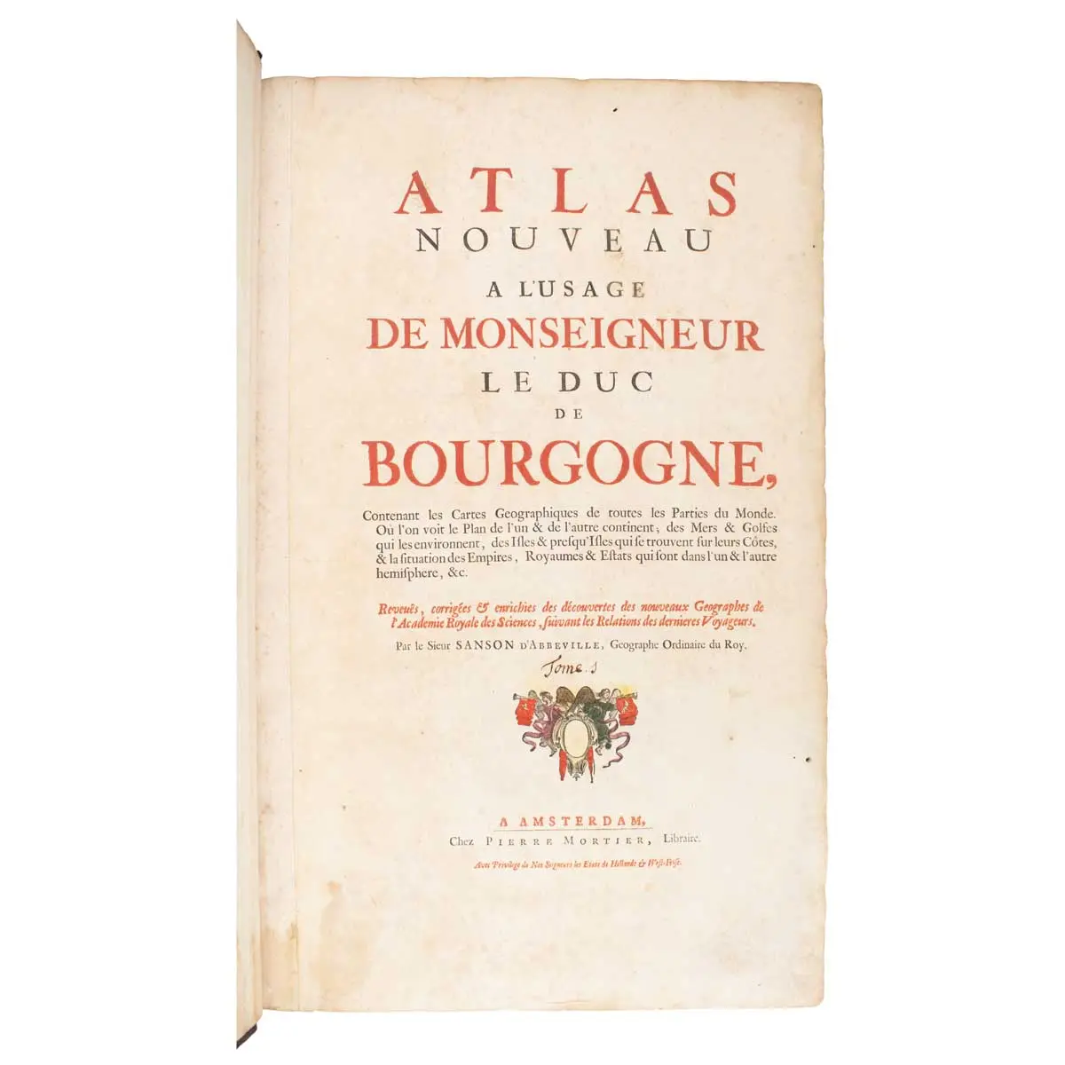 [ World Atlas in 2 Volumes ] Atlas Nouveau a l’usage de Monseigneur le Duc de Bourgogne (10)