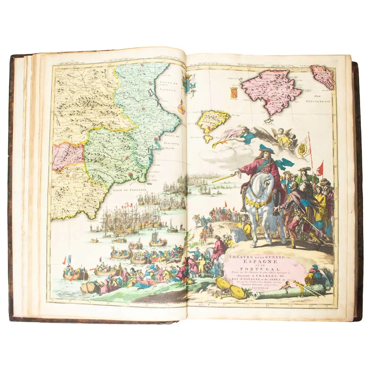 [ World Atlas in 2 Volumes ] Atlas Nouveau a l'usage de Monseigneur le Duc de Bourgogne