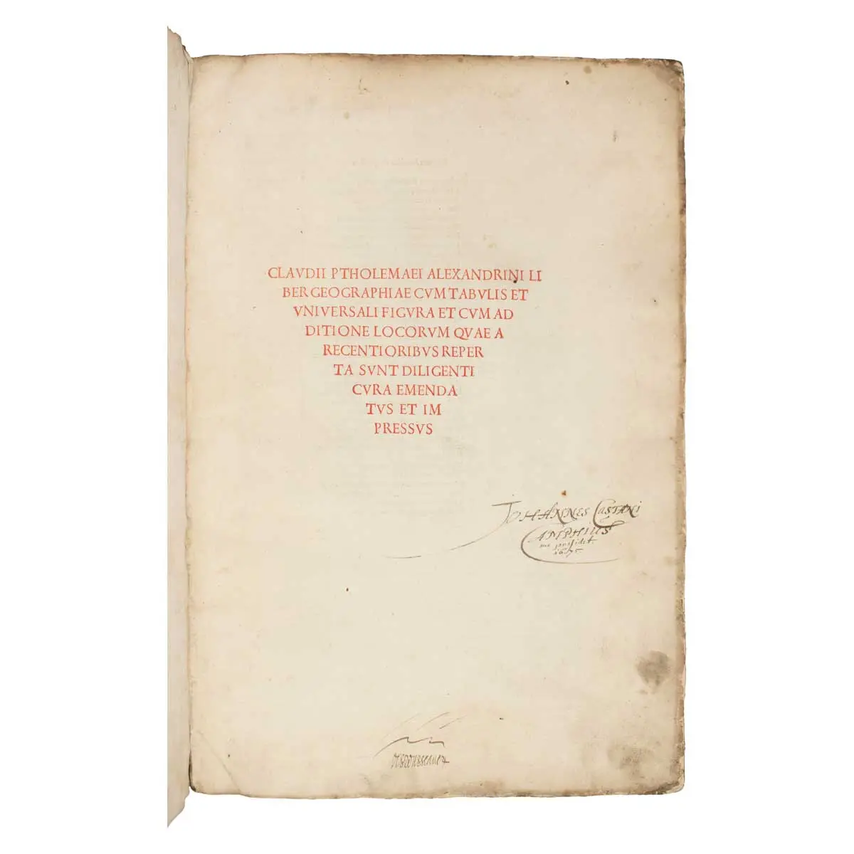Liber geographiae cum tabulis et universali figura et cum additione locorum quae a recentioribus reperta sunt (2)