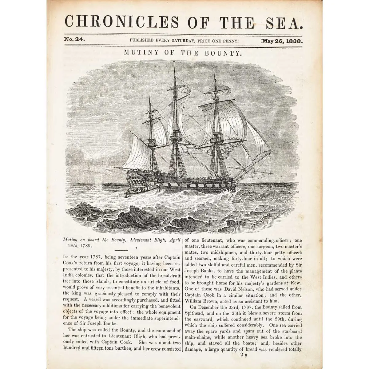 Chronicles of the Sea: or, Faithful Narratives of Shipwrecks, Fires, Famines, and Disasters Incidental to a Life of Maritime Enterprise; Together with Celebrated Voyages; Interesting Anecdotes, Etc (8)