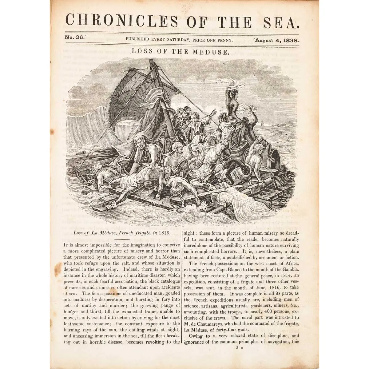 Chronicles of the Sea: or, Faithful Narratives of Shipwrecks, Fires, Famines, and Disasters Incidental to a Life of Maritime Enterprise; Together with Celebrated Voyages; Interesting Anecdotes, Etc (7)