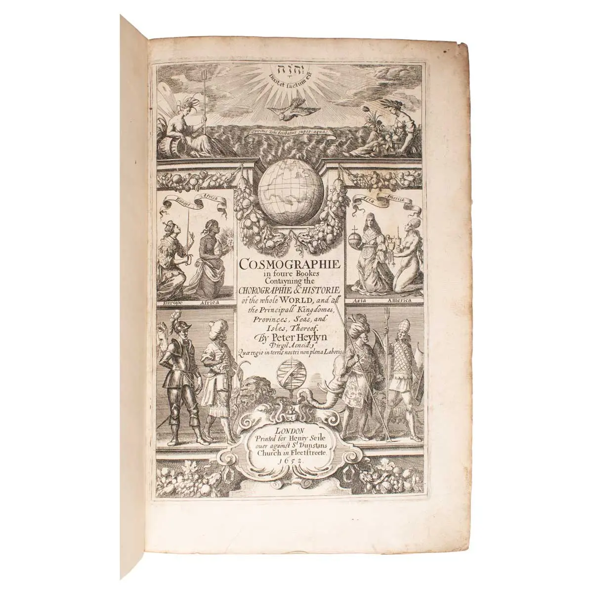 Cosmography, in Four Books. Containing the Chorography and History of the Whole World, and all the Principal Kingdoms, Provinces, Seas, and Isles thereof...,