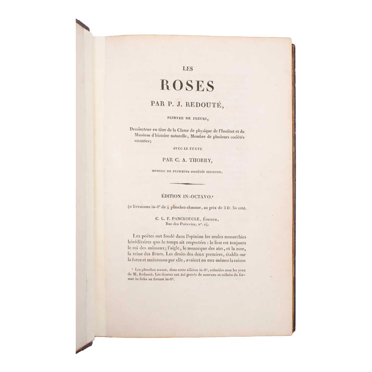 Les Roses…. avec le texte par C.A. Thorry, (3)