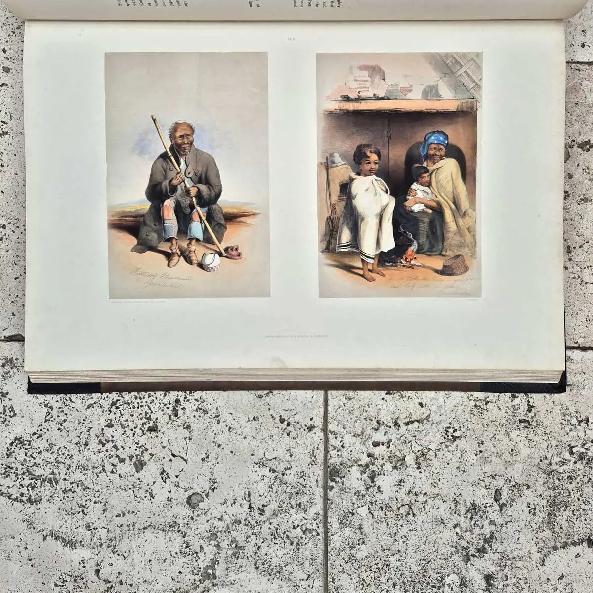 The Kafirs Illustrated in a Series of Drawings taken among the Amazulu, Amaponda, and Amakoza Tribes; also, Portraits of the Hottentot, Malay, Fingo, and Other Races inhabiting Southern Africa (6)