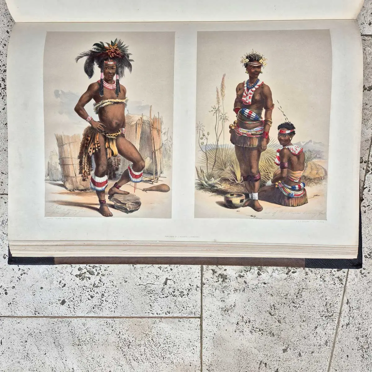 The Kafirs Illustrated in a Series of Drawings taken among the Amazulu, Amaponda, and Amakoza Tribes; also, Portraits of the Hottentot, Malay, Fingo, and Other Races inhabiting Southern Africa (9)