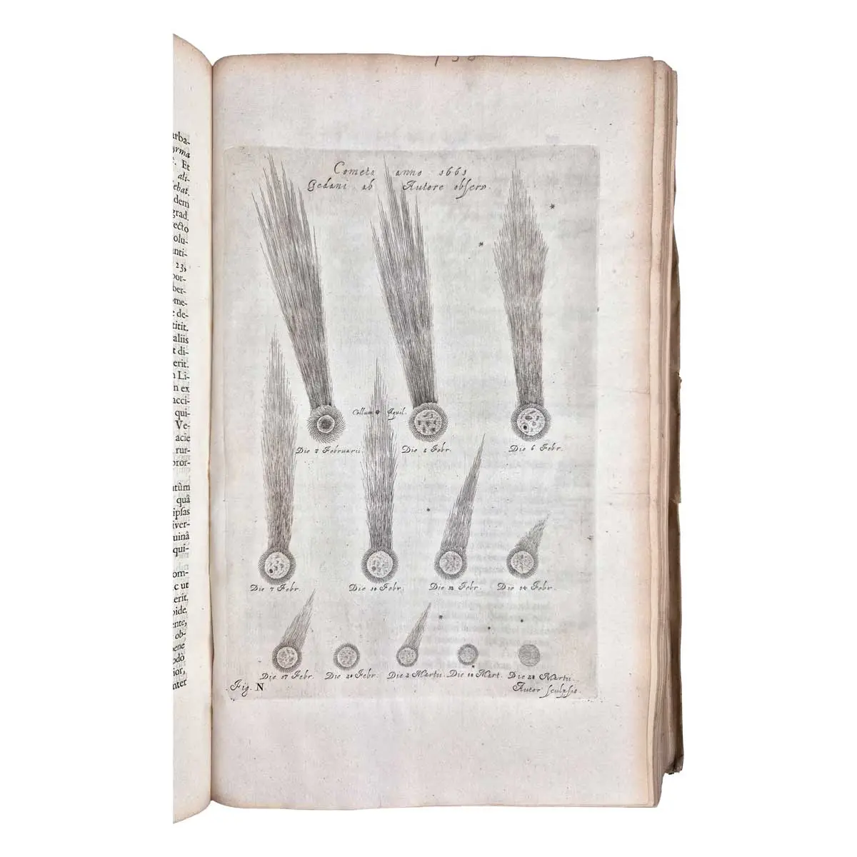 Cometographia, totam naturam cometarum; utpote sedem, parallaxes, distantias, ortum & interitum, capitum, caudarumque diversas facies, affectionesque, nec non motum eorumsumme admirandum & In qua (4)
