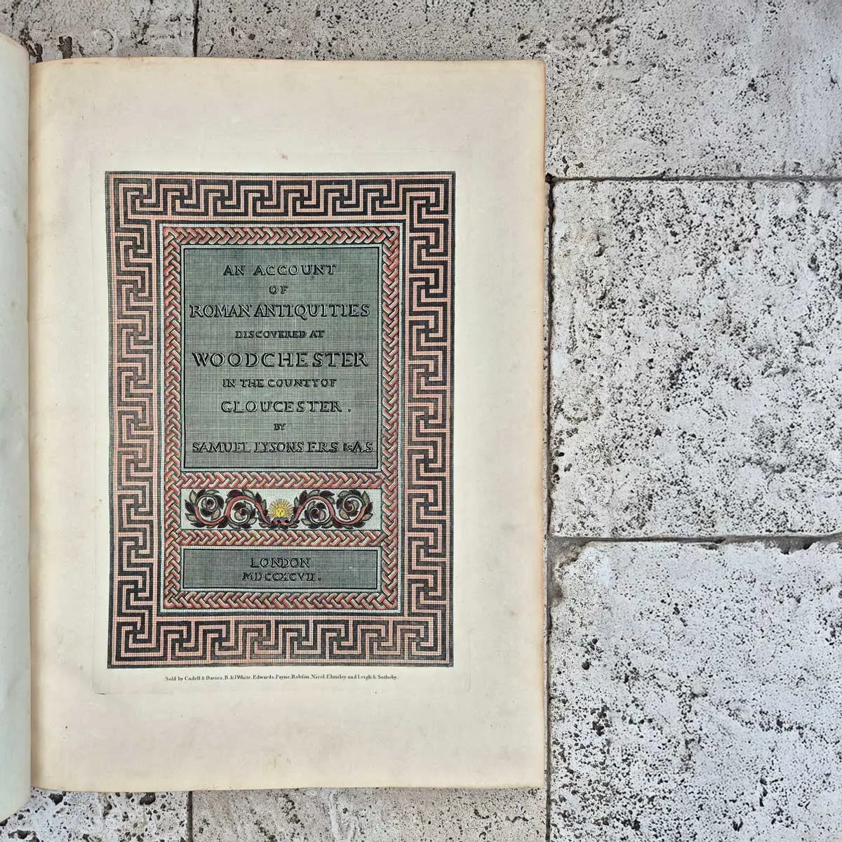 An Accounts of Roman Antiquities Discovered at Woodchester in the County of Gloucester (3)