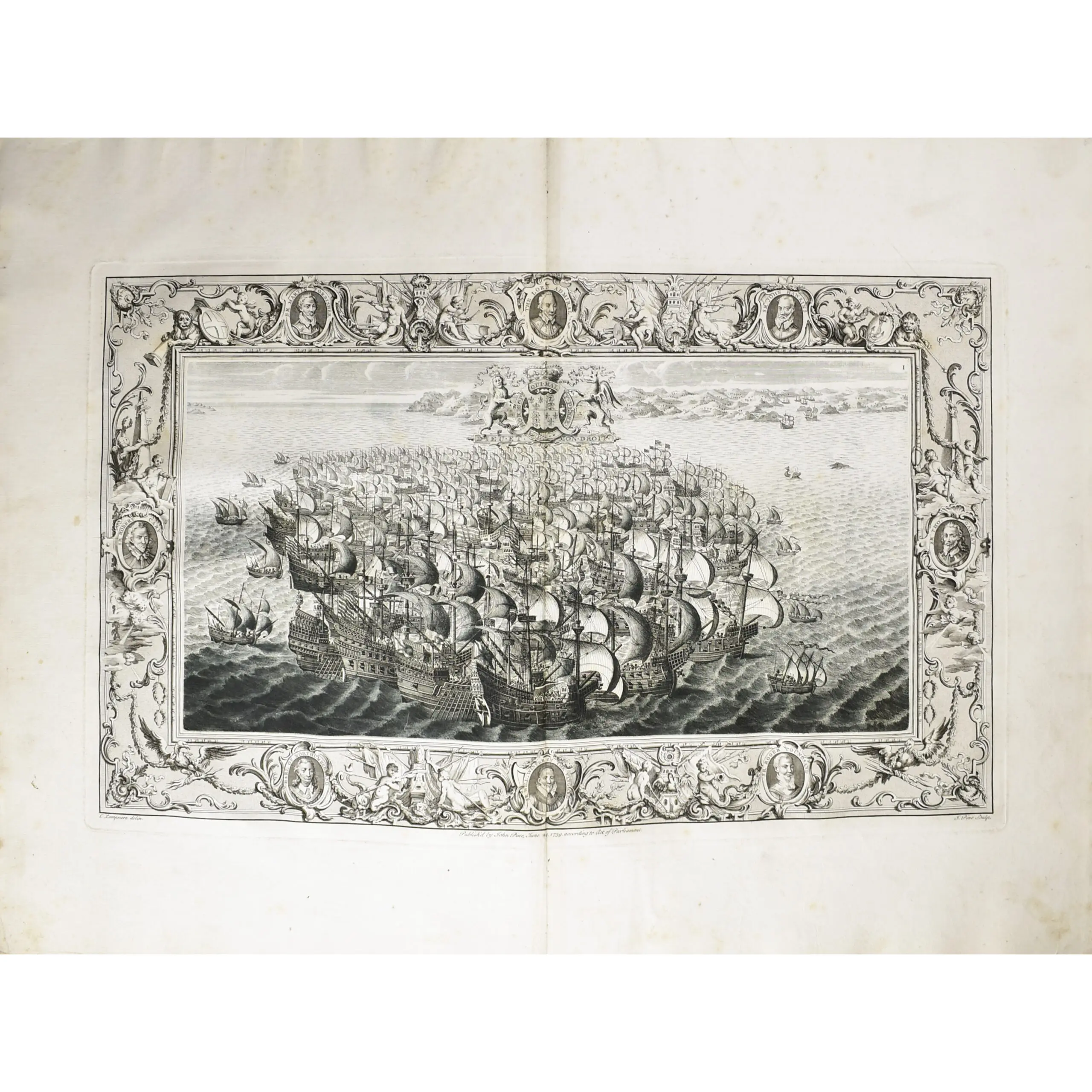 The Tapestry Hangings of the House of Lords: Representing the several engagements between the English and Spanish fleets, in the ever memorable year MDLXXXVIII.