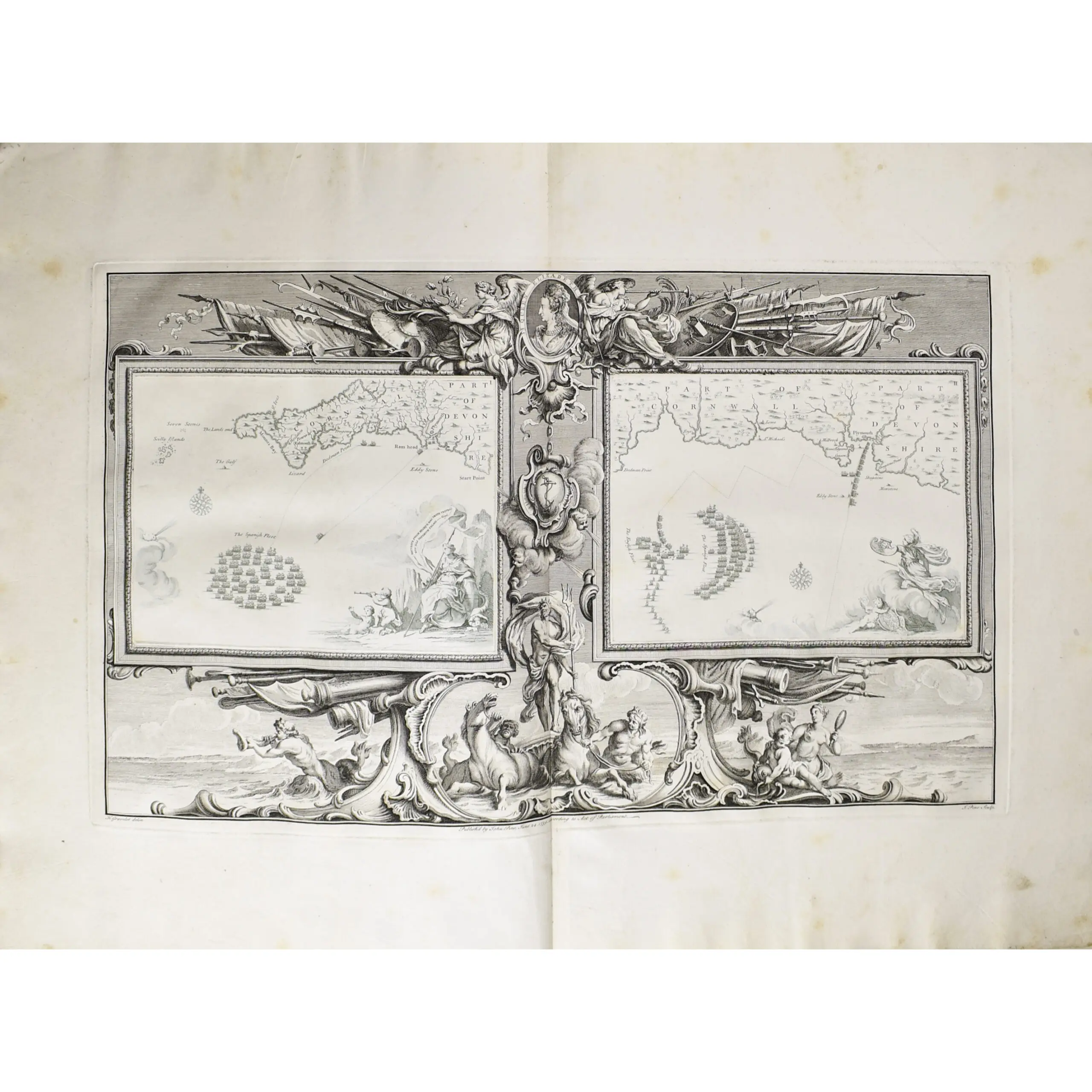 The Tapestry Hangings of the House of Lords: Representing the several engagements between the English and Spanish fleets, in the ever memorable year MDLXXXVIII (5)