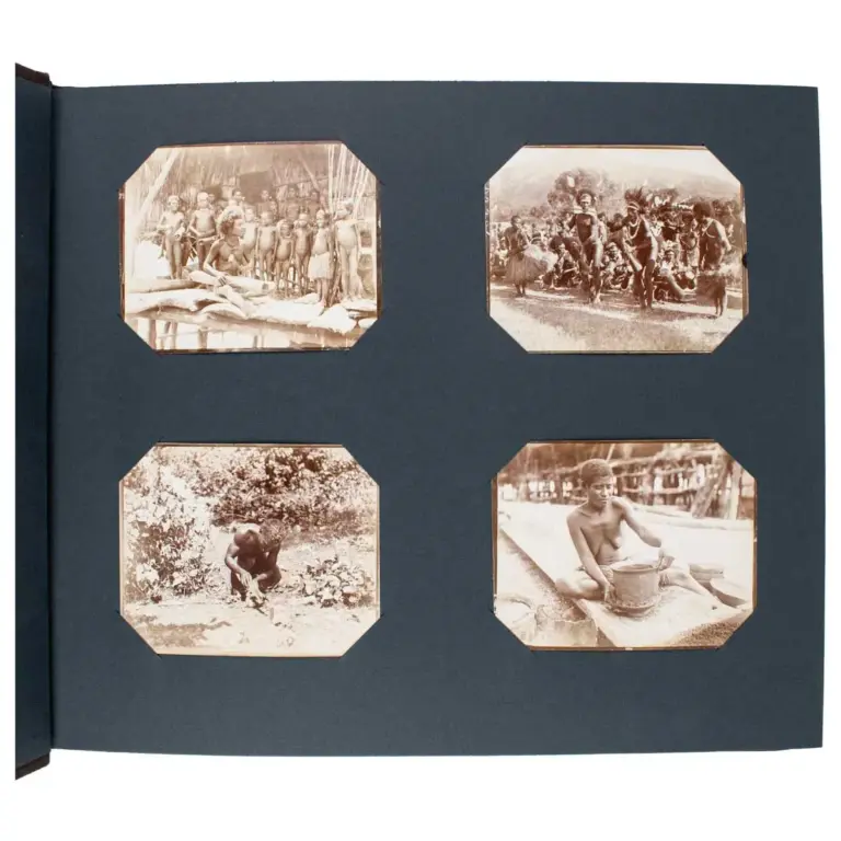 Archive of unpublished original photographs taken on the Daniels Ethnographical Expedition in British New Guinea, 1904.