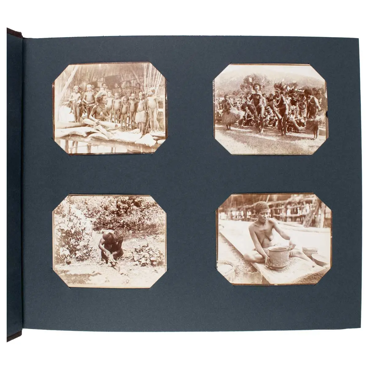 Archive of unpublished original photographs taken on the Daniels Ethnographical Expedition in British New Guinea, 1904.