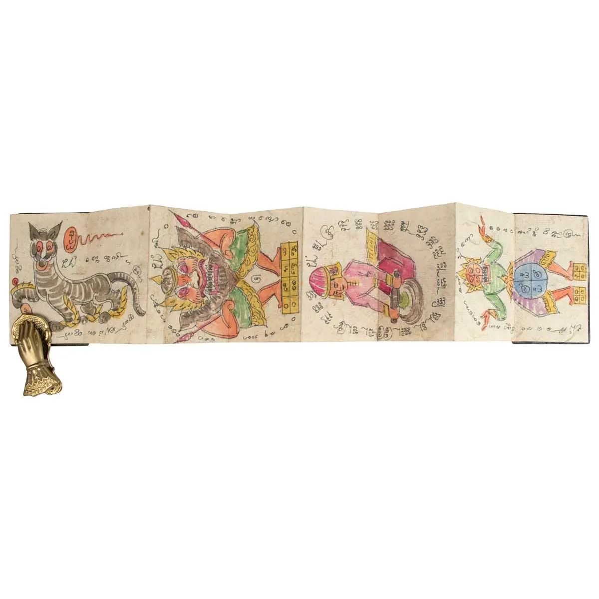 Burmese Parabaik Tattoo Flash Book  (2)