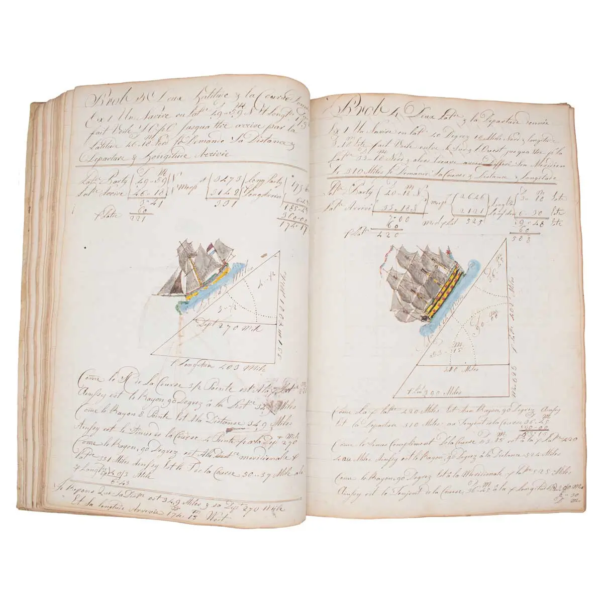 An Exceptional Illustrated Manuscript Log – “His Book Made at Jersey” (5)