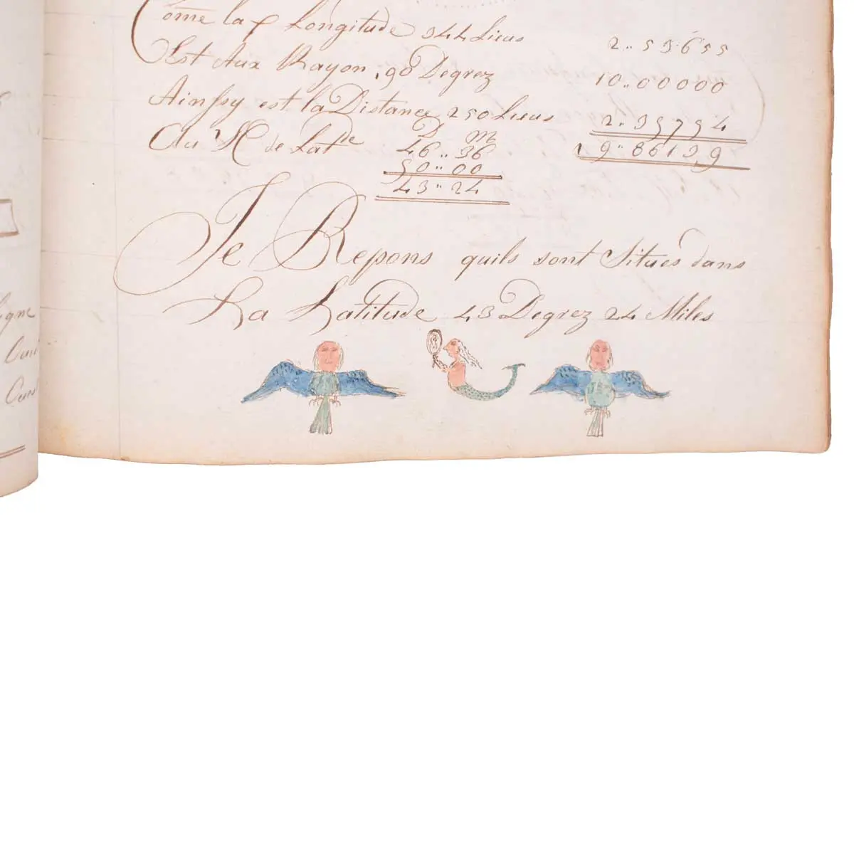 An Exceptional Illustrated Manuscript Log – “His Book Made at Jersey” (4)
