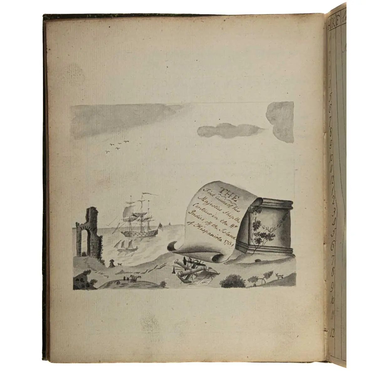 Ship’s Log & Journal kept on board HM Ship Centaur, from 29 June 1760 to 5 April 1761 and from 22 September 1762 to 6 December 1763 (2)