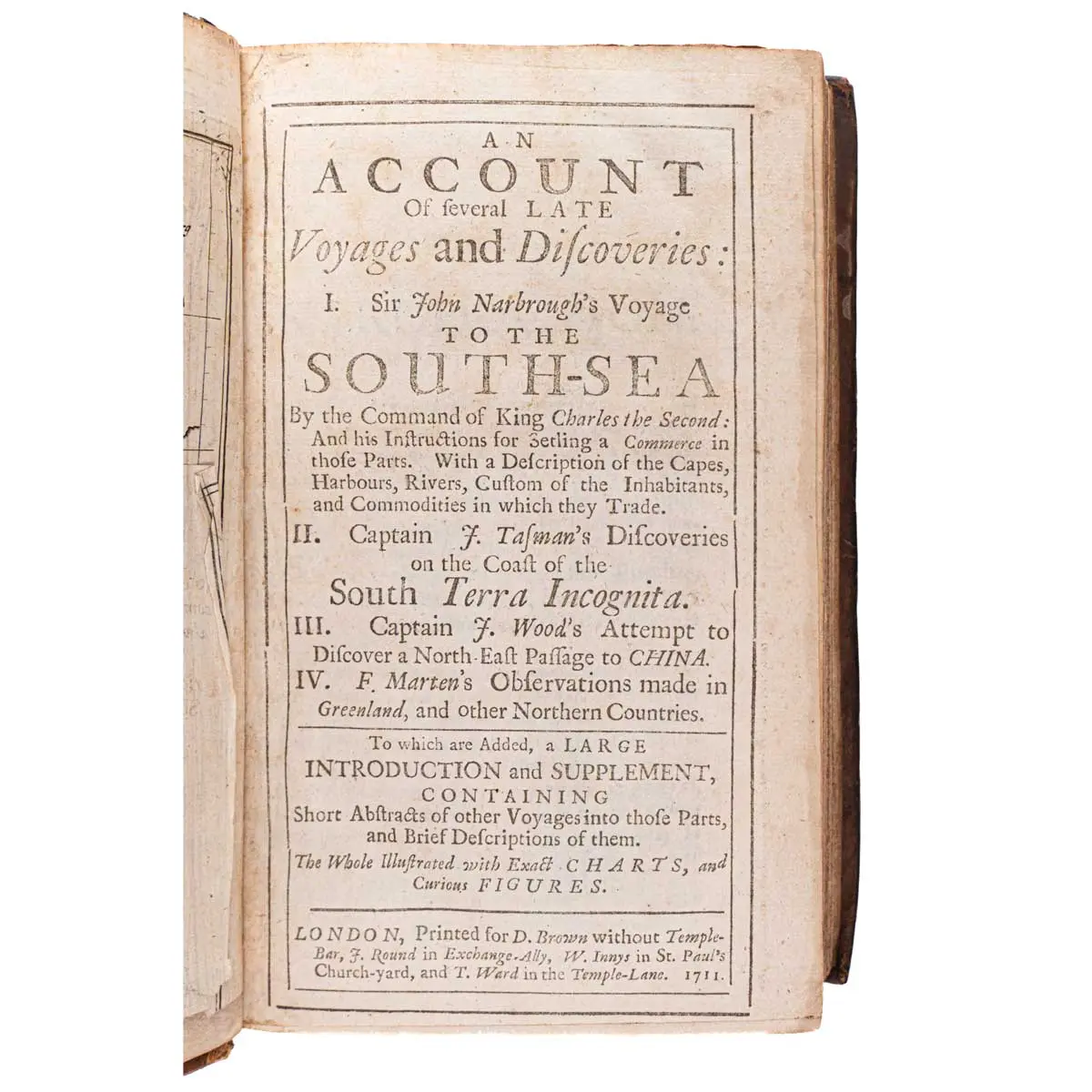 An Account of Several Late Voyages and Discoveries: I. Sir John Narborough's Voyage to the South Sea... II. Captain J. Tasman's Discoveries on the Coast of the South Terra Incognita. III.