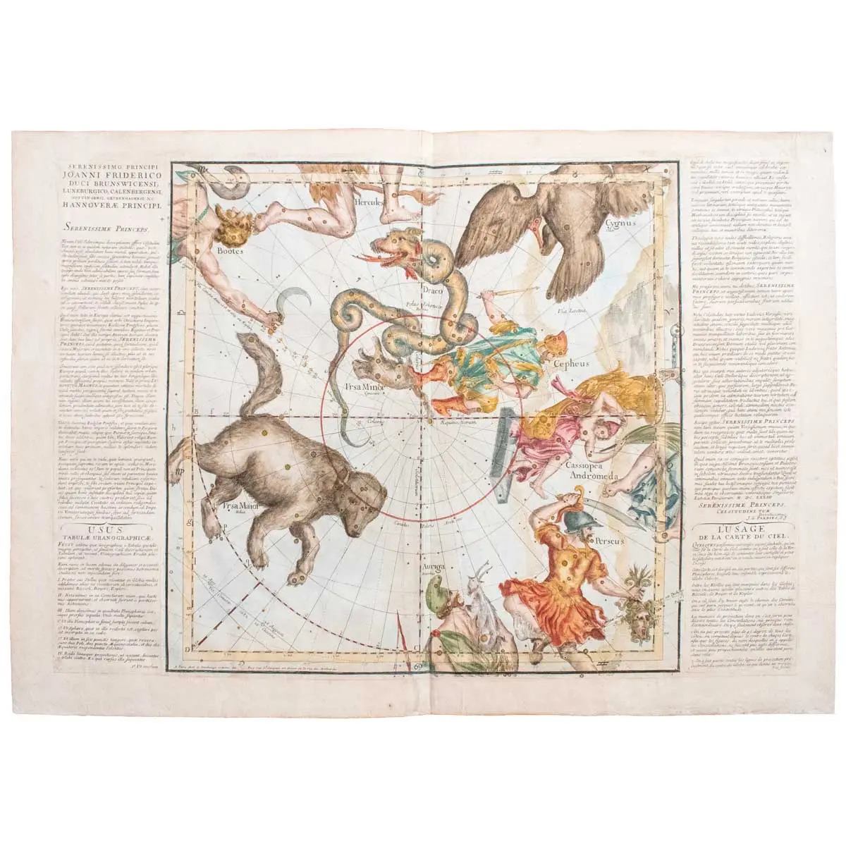 Complete set of six untitled celestial charts (2)