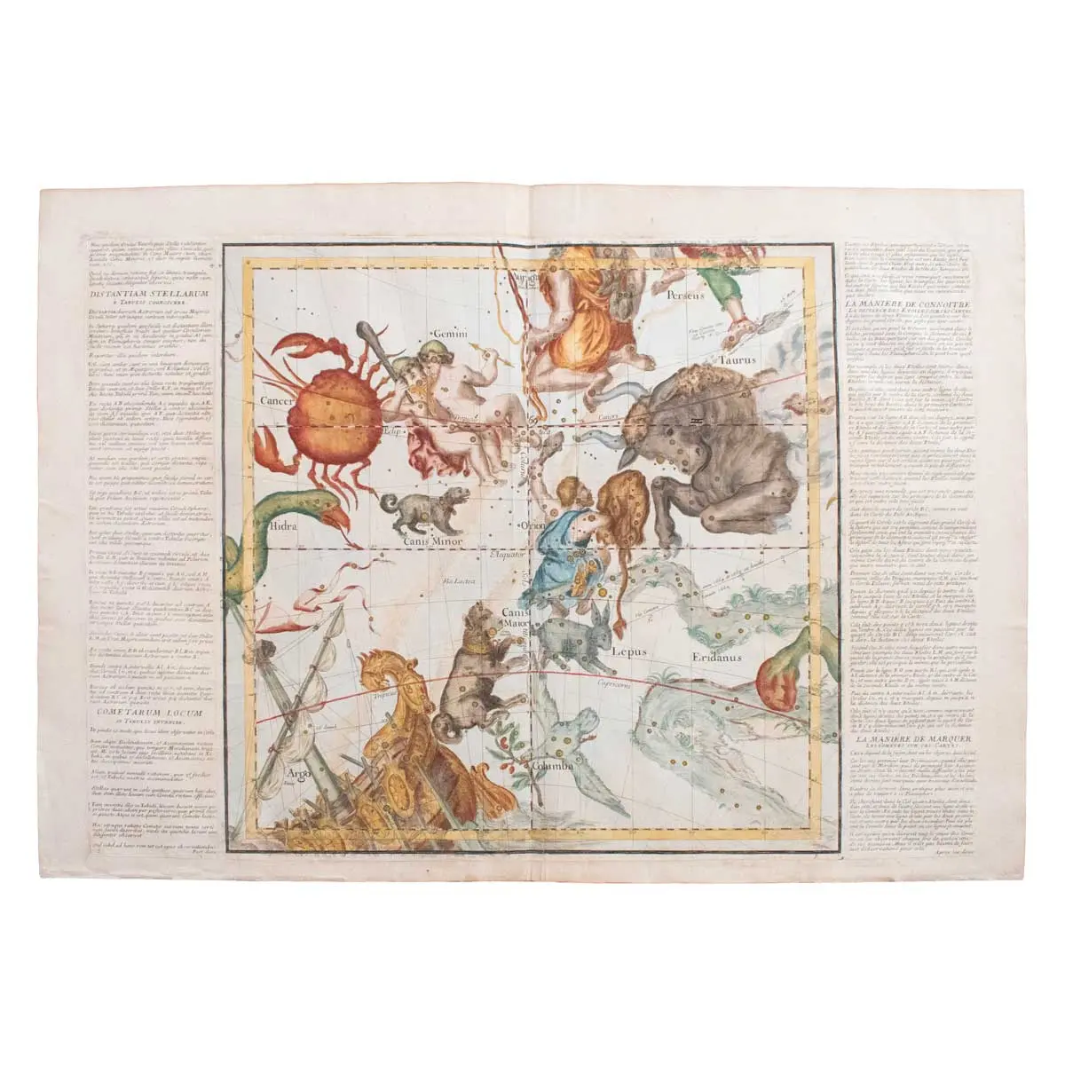 Complete set of six untitled celestial charts (4)