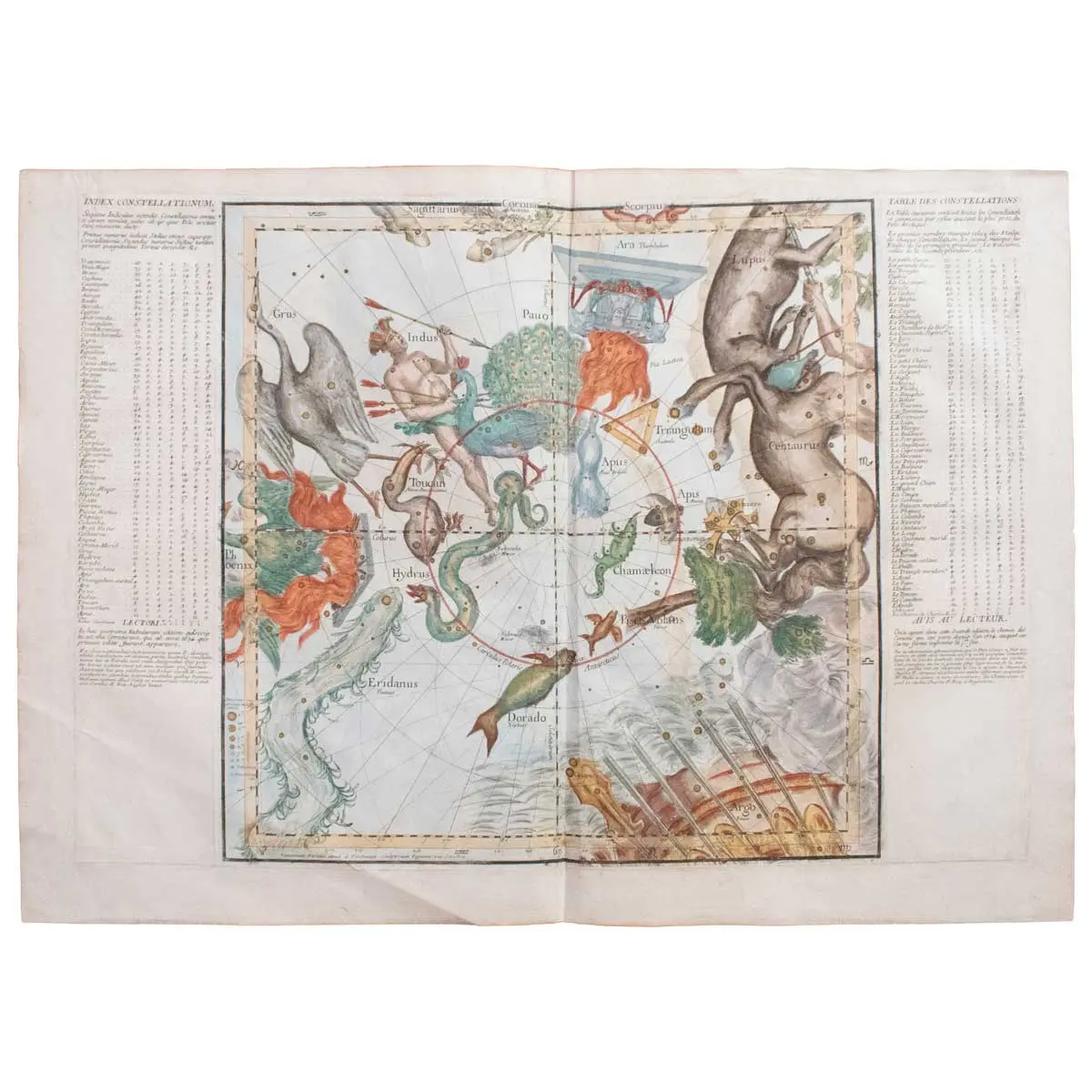 Complete set of six untitled celestial charts (3)