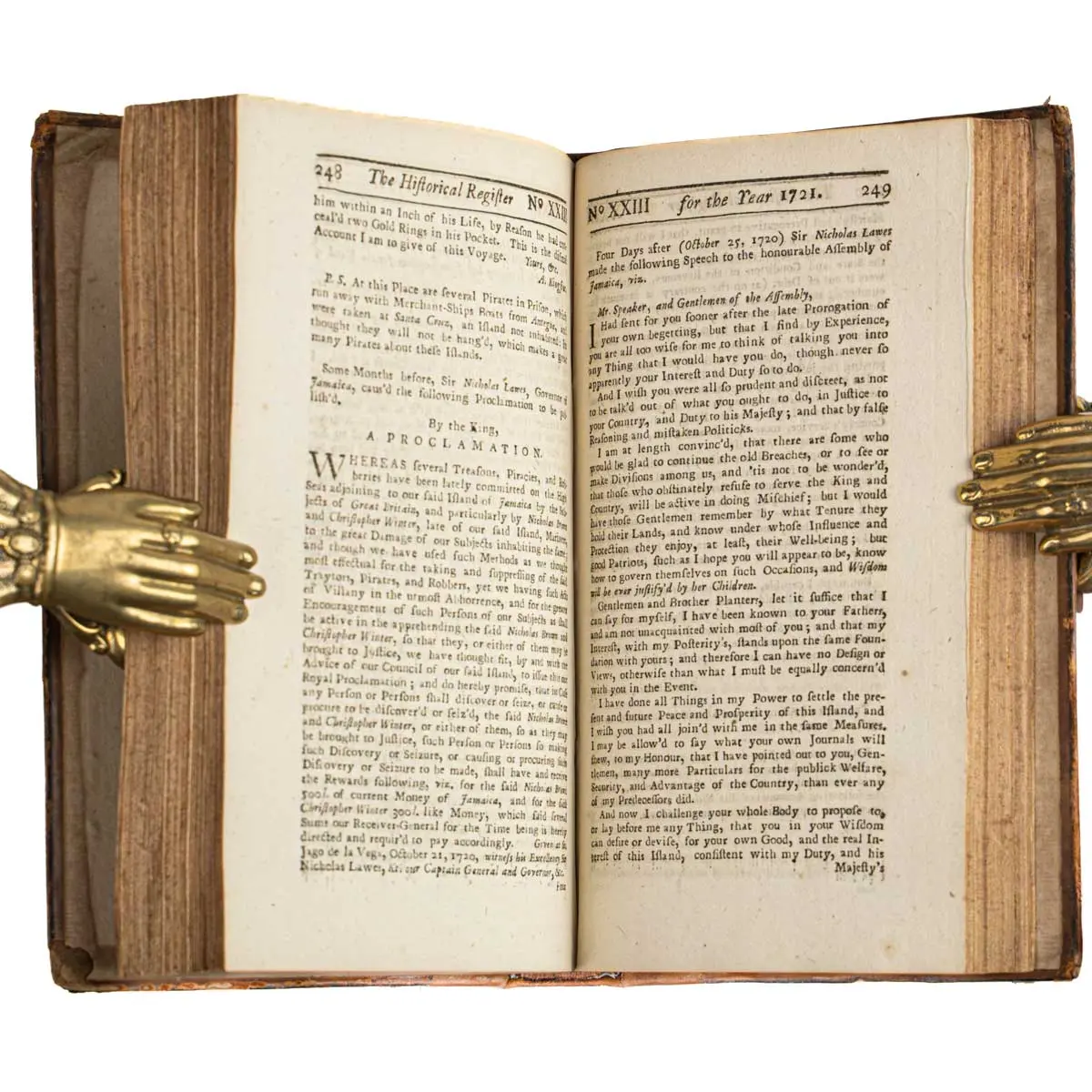 The Historical Register, Containing An Impartial Relation of Transactions, Foreign and Domestick. With a Chronoligical Diary of All the Remarkable Occurrenes, vix.