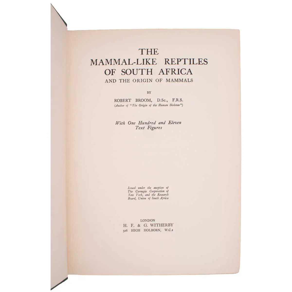 The Mammal-Like Reptiles of South Africa and the Origin of Mammals (2)