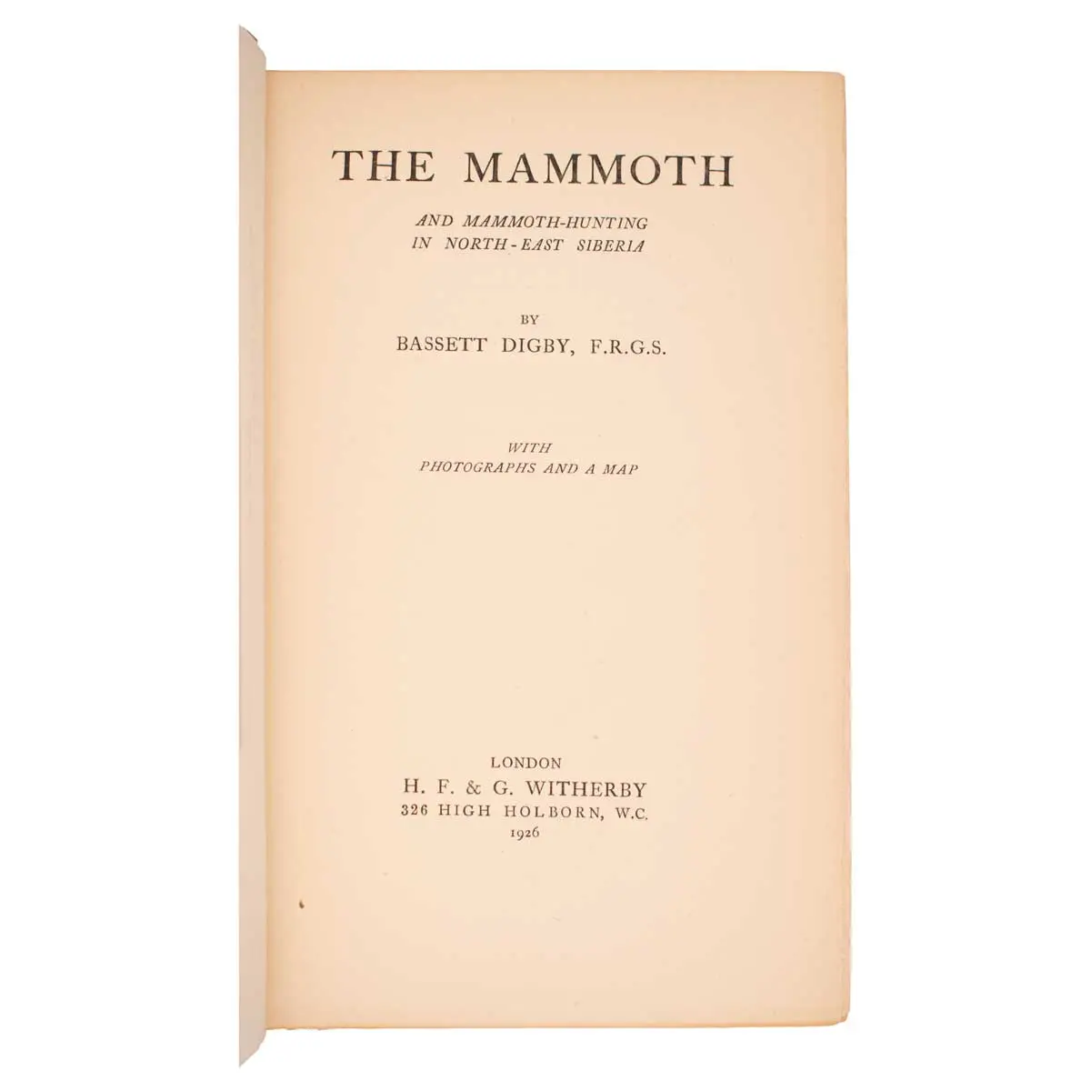 The Mammoth and Mammoth-Hunting in North-East Siberia (2)