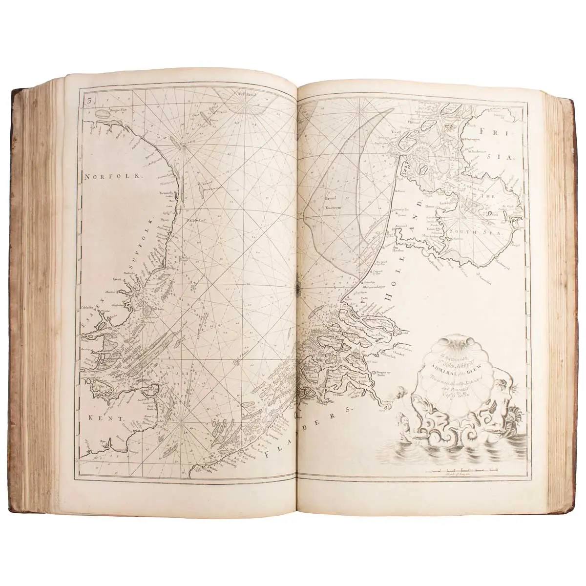 Great Britain’s Coasting-Pilot: Being a new and exact survey of the sea-coast of England and Scotland from the River of Thames to the Westward and Northward with the islands of Scilly and from thence (5)