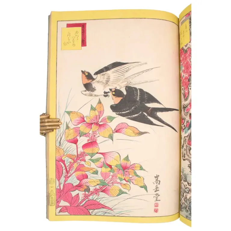 A Very Fine Album of Fifty Kacho-E (Bird & Flower Prints).