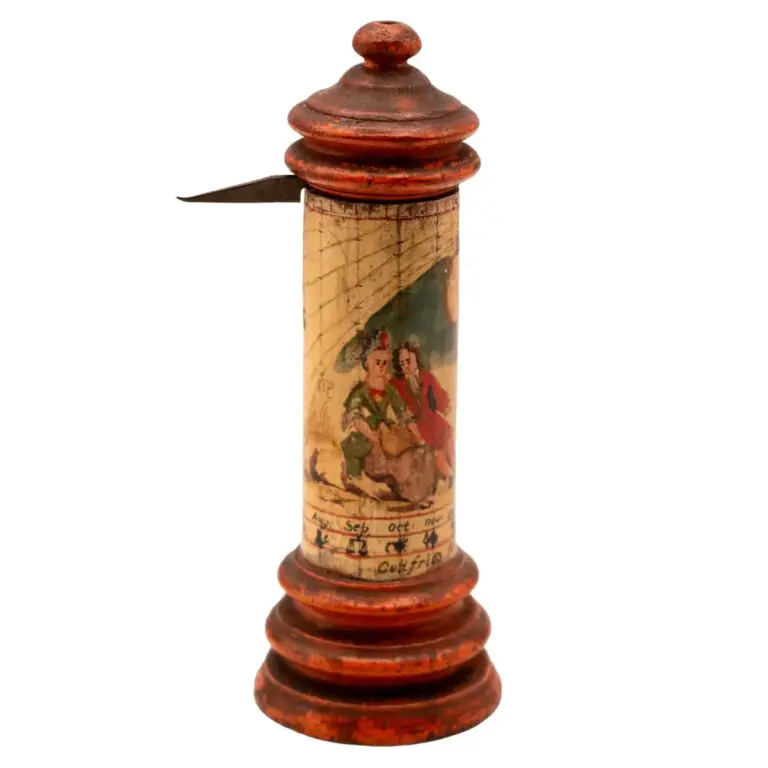 Painted Wood Pillar Dial