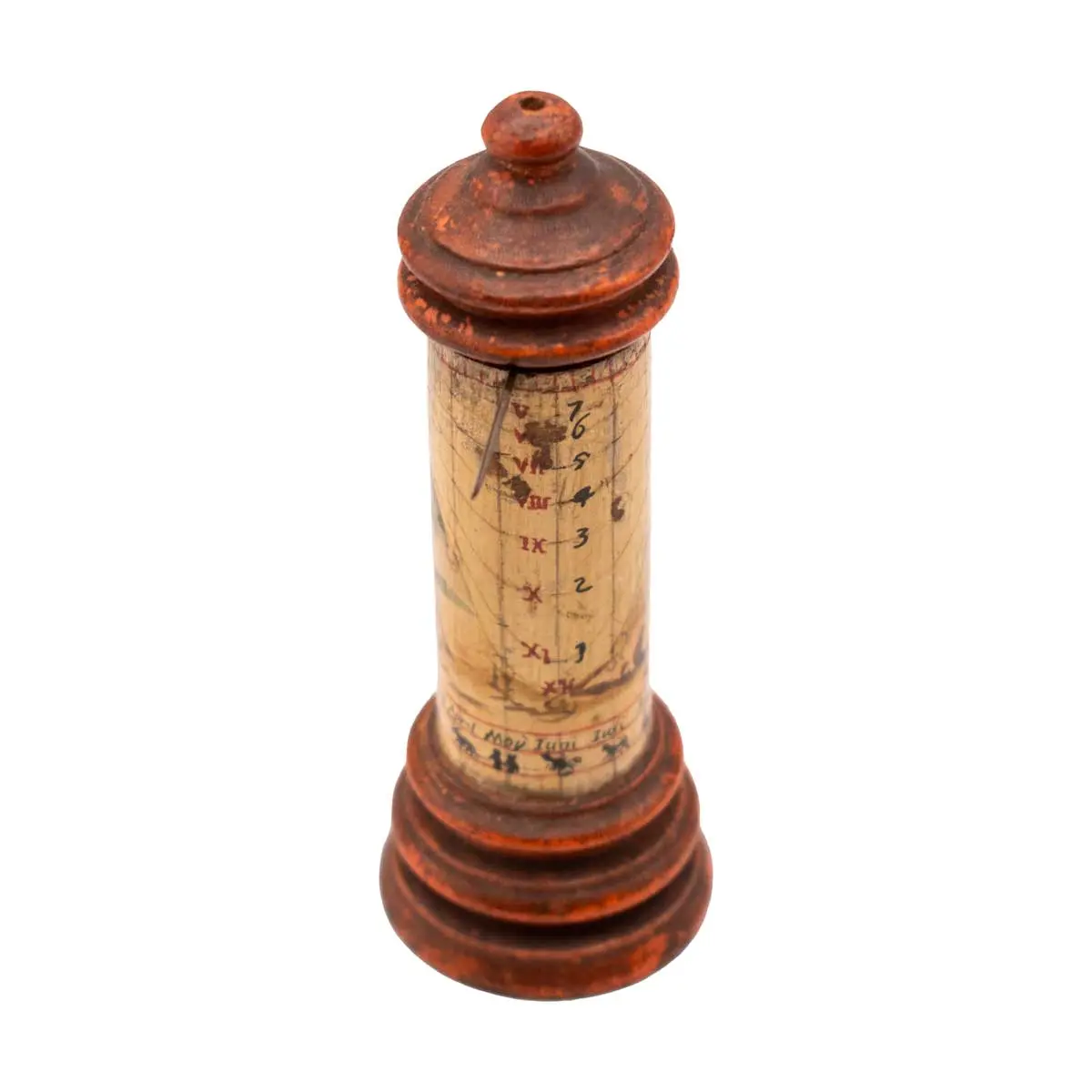 Painted Wood Pillar Dial (3)