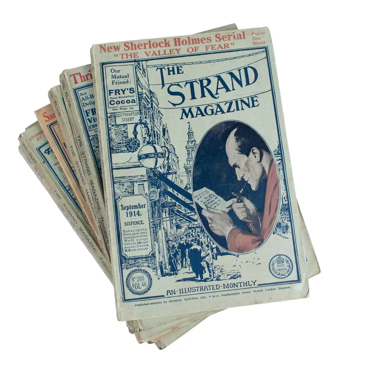 The Valley of Fear - The Strand Magazine Original Wrapper Issues