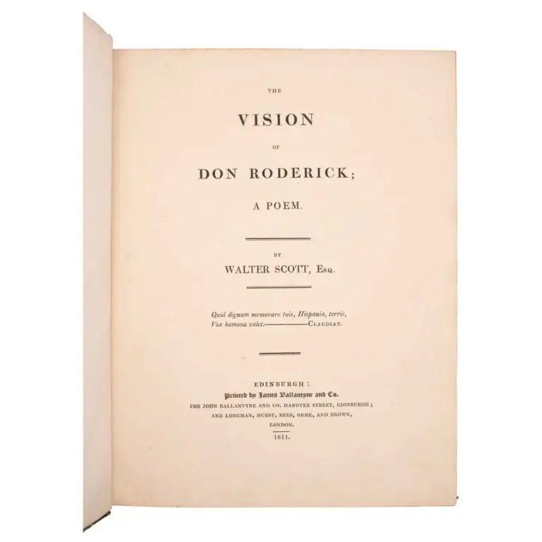 The Vision of Don Roderick; A Poem