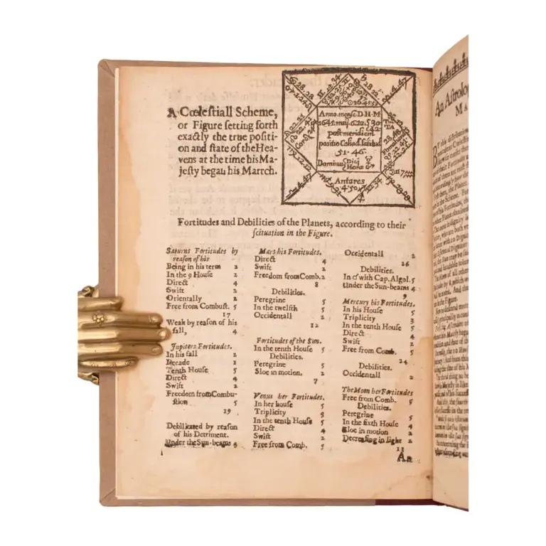 An Astrologicall Judgement upon His Majesties Present March [with Postscript by William Lilly]