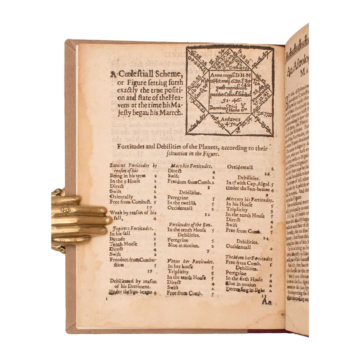 An Astrologicall Judgement upon His Majesties Present March [with Postscript by William Lilly]