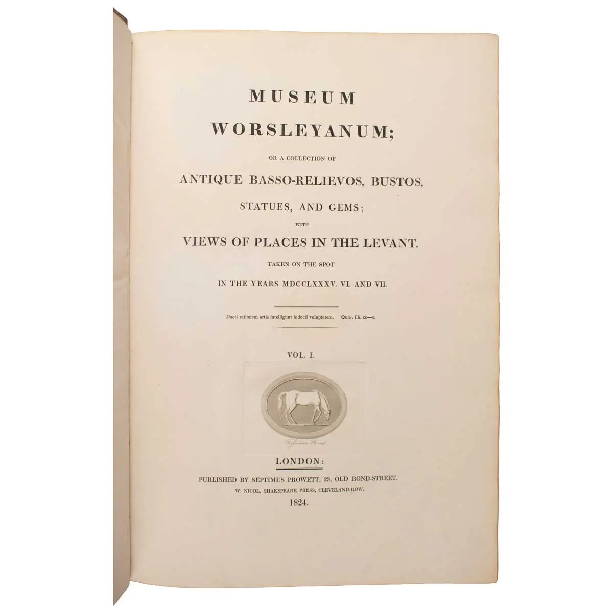 Museum Worsleyanum . Or a Collection Antique Basso-Relievos, Bustos, Statues and Gems; with views of places in the Levant taken on the spot (2)
