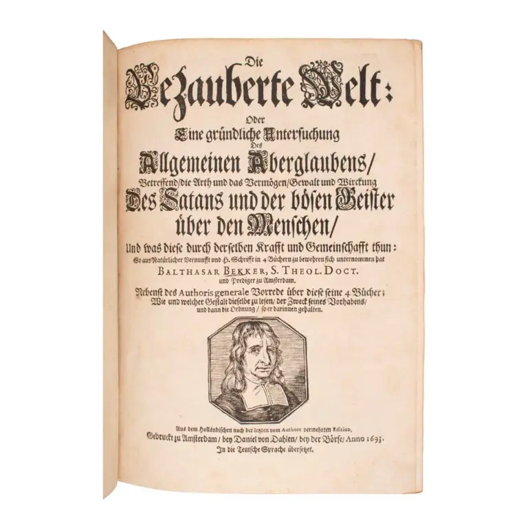 Die bezauberte Welt: Oder eine grundliche Untersuchung des allgemeinen Aberglaubens. Aus dem Hollandischen (ubers. von J. Lange)