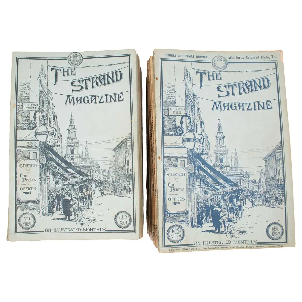 The Original Strand Magazine First Edition Issues of The Adventures of Sherlock Holmes and The Memoirs of Sherlock Holmes (2)
