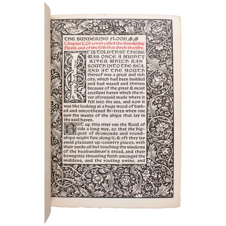 The Sundering Flood. Written by William Morris.