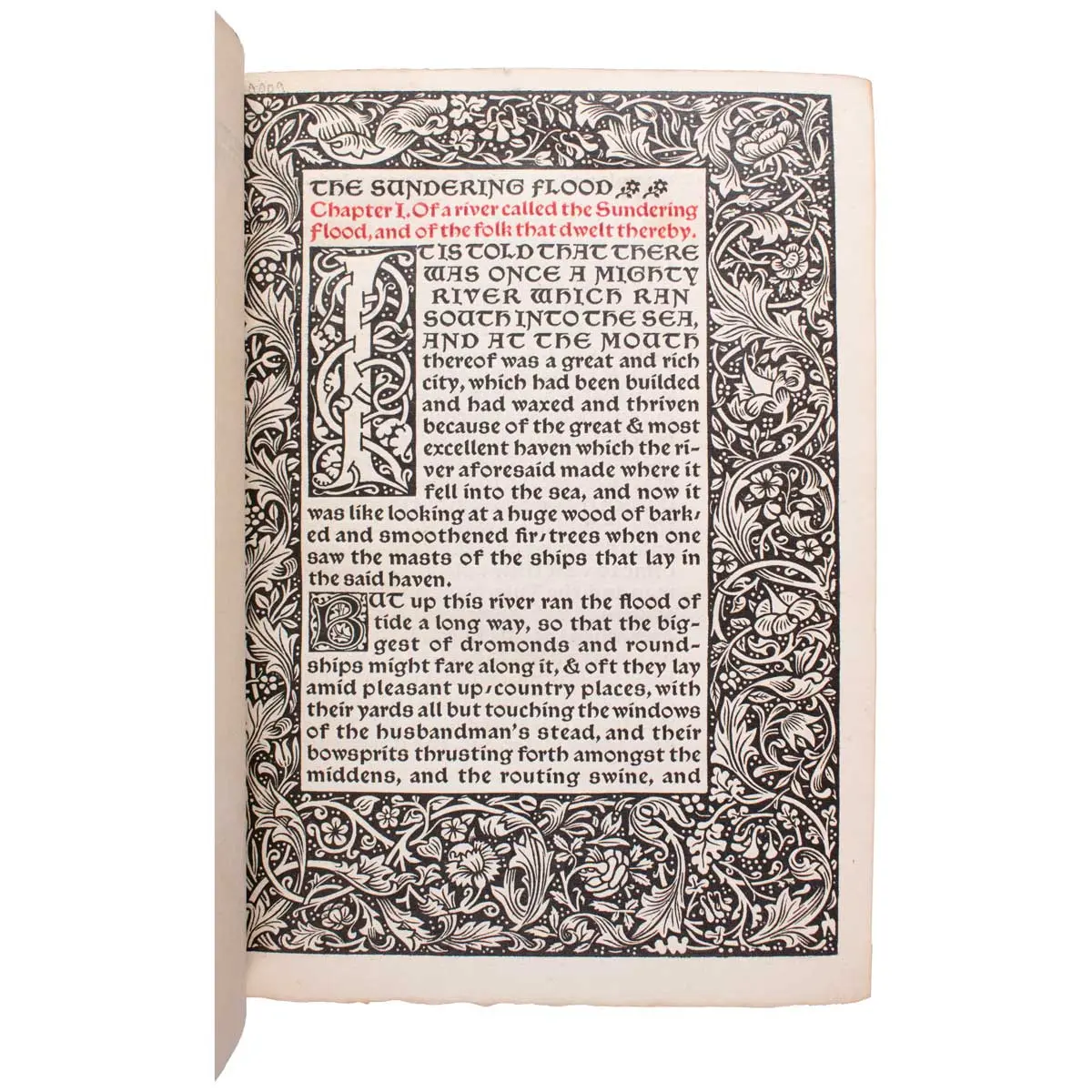 The Sundering Flood. Written by William Morris.