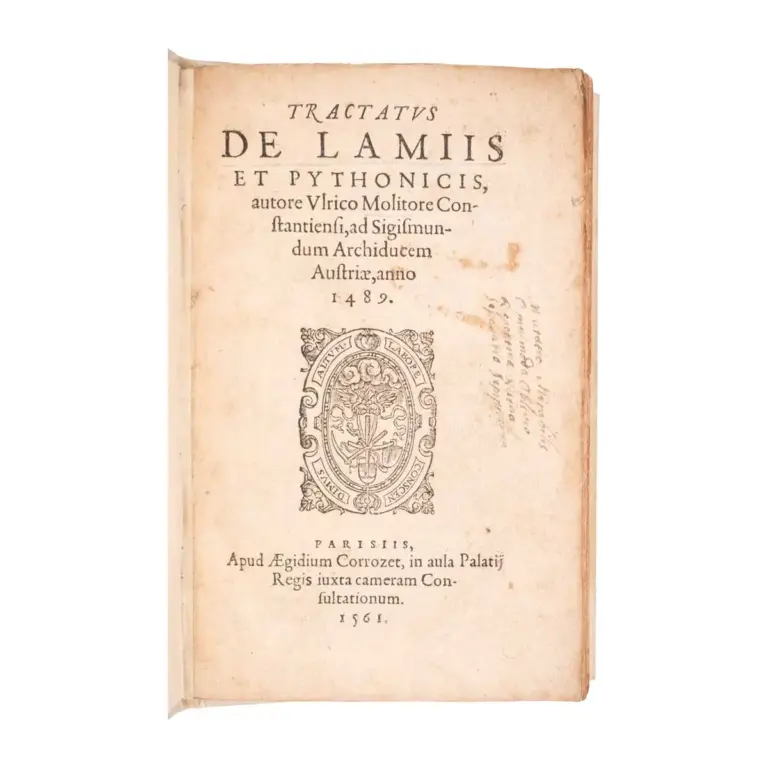 Tractatus de Lamiis et Pythonicis…