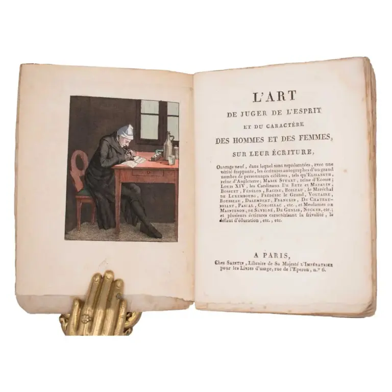 L’ART DE JUGER DE L’ESPIRIT ET DU CARACTERE DES HOMMES DE DES FEMMES